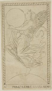 The Angel of the Ninth Sphere, or Primum Mobile, plate 49 from Planets and Spheres