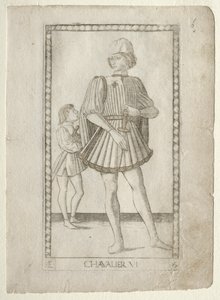 The Knight from the Tarocchi, series E: Conditions of Man, #6, before 1467