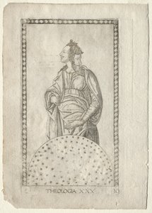 Theology from the Tarocchi, series C: Liberal Arts, #30, before 1467