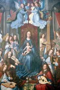 The Glorification of the Holy Virgin by Master of the Evora Altarpiece
