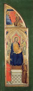 The Virgin and Child Enthroned by Master of the Fabriano Altarpiece (attr. to)