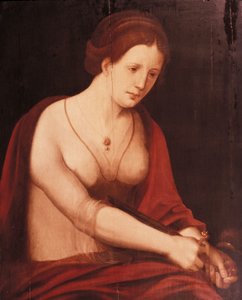 The Death of Lucretia by Master of the Female Half Lengths