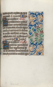 Book of Hours Use of Rouen: fol. 101r by Master of the Geneva Latini