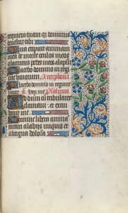 Book of Hours Use of Rouen: fol. 104r by Master of the Geneva Latini