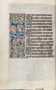 Book of Hours Use of Rouen: fol. 110v, c. 1470 by Master of the Geneva Latini
