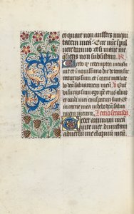 Book of Hours Use of Rouen: Fol. 115v, c. 1470 by Master of the Geneva Latini