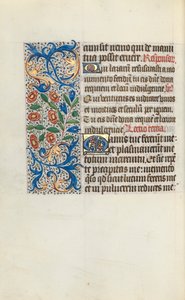 Book of Hours Use of Rouen: fol. 116v by Master of the Geneva Latini