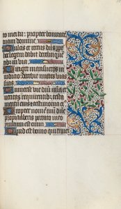 Book of Hours Use of Rouen: fol. 119r by Master of the Geneva Latini