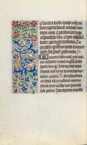 Book of Hours Use of Rouen: fol. 124v, c. 1470 by Master of the Geneva Latini