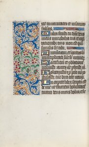 Book of Hours Use of Rouen: fol. 125v by Master of the Geneva Latini