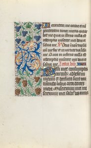 Book of Hours Use of Rouen: fol. 131v, c. 1470 by Master of the Geneva Latini