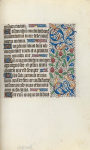 Book of Hours Use of Rouen: fol. 134r by Master of the Geneva Latini