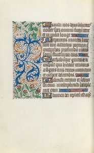 Book of Hours Use of Rouen: fol. 136v, c. 1470 by Master of the Geneva Latini