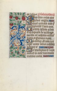 Book of Hours Use of Rouen: fol. 137v, c. 1470 by Master of the Geneva Latini