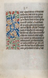 Book of Hours Use of Rouen: fol. 13v by Master of the Geneva Latini