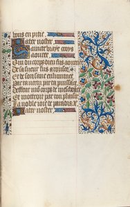Book of Hours Use of Rouen: fol. 154r, c1470 by Master of the Geneva Latini