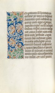 Book of Hours Use of Rouen: fol. 21v, c. 1470 by Master of the Geneva Latini