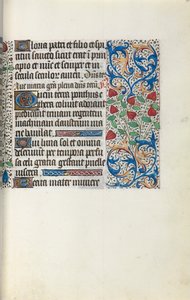 Book of Hours Use of Rouen: fol. 30r, c. 1470 by Master of the Geneva Latini