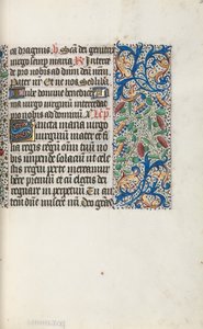 Book of Hours Use of Rouen: fol. 35r, c. 1470 by Master of the Geneva Latini