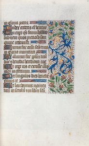 Book of Hours Use of Rouen: fol. 38v by Master of the Geneva Latini