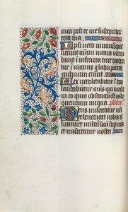Book of Hours Use of Rouen: fol. 40v, c. 1470 by Master of the Geneva Latini