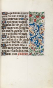 Book of Hours Use of Rouen: fol. 41r, c. 1470 by Master of the Geneva Latini