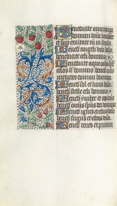 Book of Hours Use of Rouen: fol. 42v by Master of the Geneva Latini