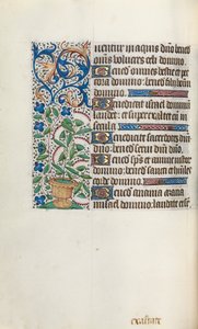 Book of Hours Use of Rouen: fol. 43v by Master of the Geneva Latini