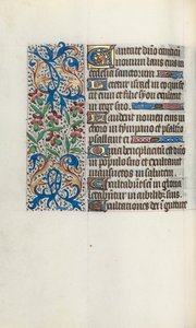 Book of Hours Use of Rouen: fol. 45v by Master of the Geneva Latini