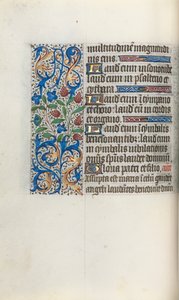 Book of Hours Use of Rouen: fol. 46v by Master of the Geneva Latini