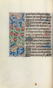 Book of Hours Use of Rouen: fol. 47v by Master of the Geneva Latini