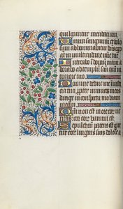 Book of Hours Use of Rouen: Fol. 52v by Master of the Geneva Latini