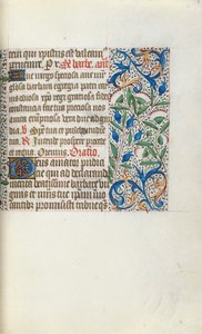 Book of Hours Use of Rouen: fol. 54r by Master of the Geneva Latini