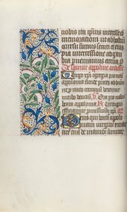 Book of Hours Use of Rouen: fol. 54v by Master of the Geneva Latini
