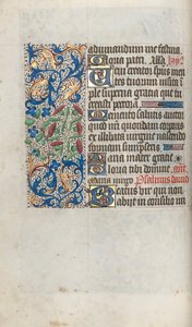 Book of Hours Use of Rouen: fol. 56v by Master of the Geneva Latini