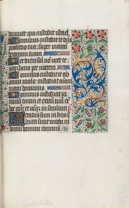 Book of Hours Use of Rouen: fol. 62r, c. 1470 by Master of the Geneva Latini