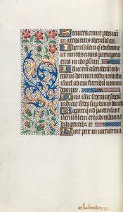 Book of Hours Use of Rouen: fol. 62v, c. 1470 by Master of the Geneva Latini