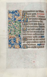 Book of Hours Use of Rouen: fol. 64v by Master of the Geneva Latini