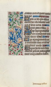 Book of Hours Use of Rouen: fol. 76v, c. 1470 by Master of the Geneva Latini