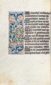 Book of Hours Use of Rouen: fol. 85v by Master of the Geneva Latini