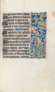Book of Hours Use of Rouen: fol. 89r, c. 1470 by Master of the Geneva Latini