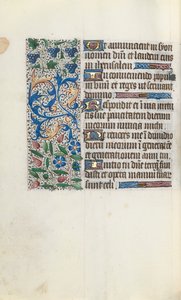 Book of Hours Use of Rouen: fol. 89v, c. 1470 by Master of the Geneva Latini