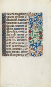 Book of Hours Use of Rouen: fol. 94r by Master of the Geneva Latini