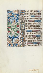 Book of Hours Use of Rouen: fol. 94v, c. 1470 by Master of the Geneva Latini