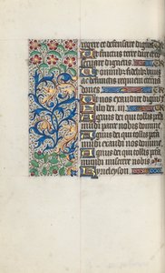 Book of Hours Use of Rouen: fol. 95v by Master of the Geneva Latini