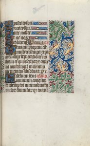 Book of Hours Use of Rouen: fol. 96r by Master of the Geneva Latini