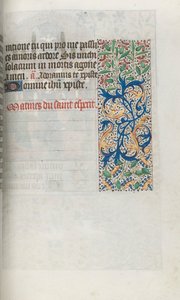 Book of Hours Use of Rouen: fol. 99r by Master of the Geneva Latini