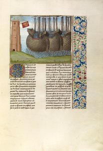 The English Fleet in Flemish Waters by Master of the Getty Froissart