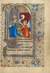 The Annunciation by Master of the Harvard Hannibal