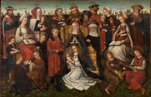 The Family of St. Anne, c.1500-10 by Master of the Holy Family of St. Anne